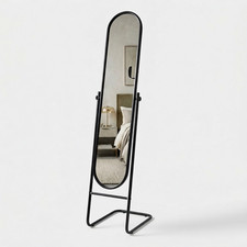 1x Black 153cm x 30cm Round