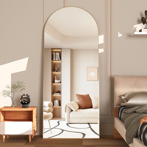 Arched floor mirror arch full - arched,