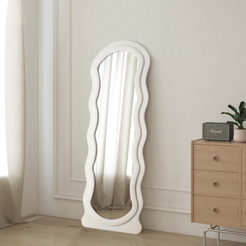 Irregular wavy floor mirror - irregular,