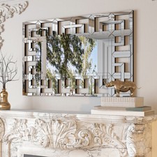 Decorative Wall Mirror Silver
