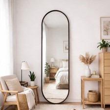 Full Length Oval Mirror –